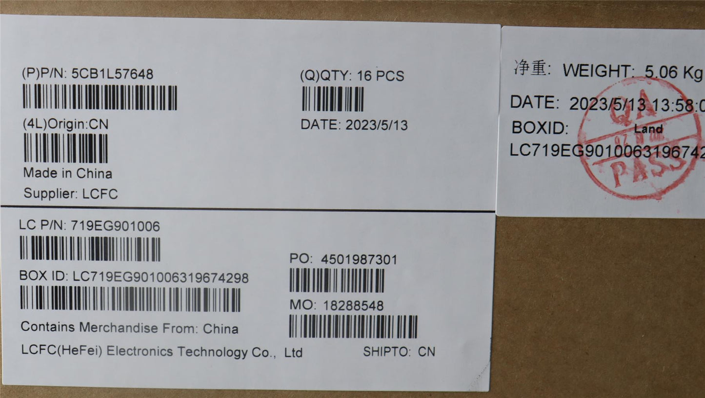 Lenovo FRU KT4D1_A_C30_EPT_ASSY 5CB1L57648