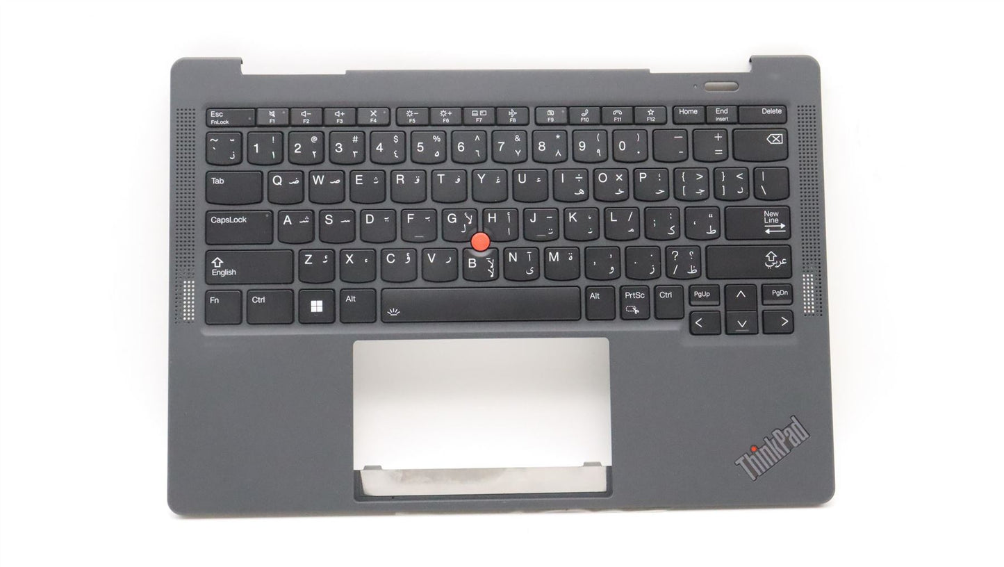 Lenovo ThinkPad X13s Keyboard Palmrest Top Cover Arabic Black 5M11J12722