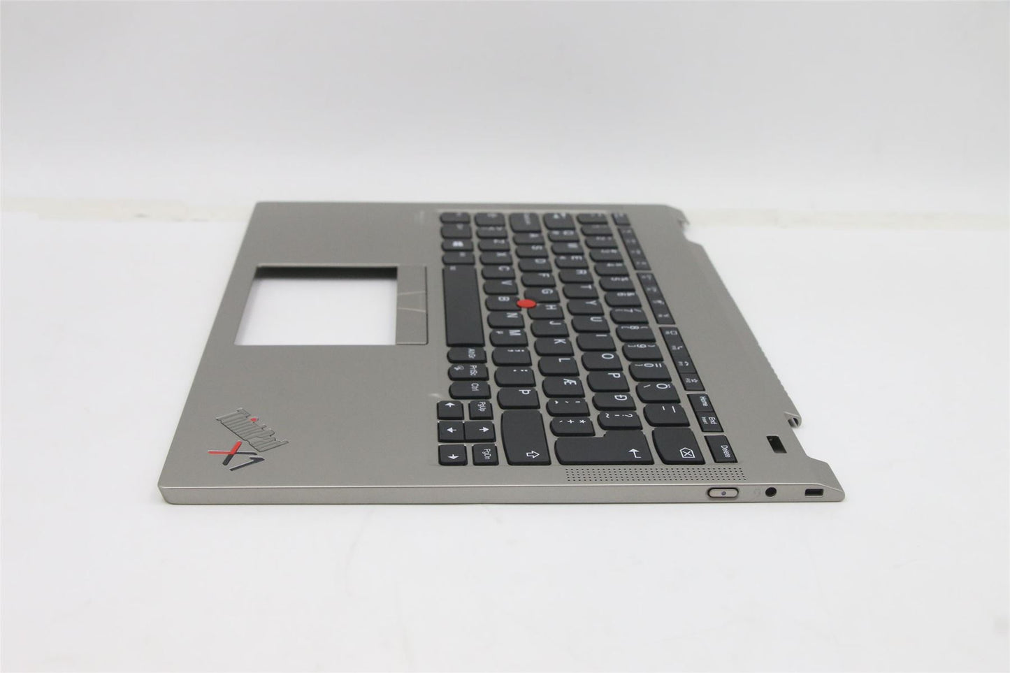 Lenovo ThinkPad X1 Keyboard Palmrest Top Cover Icelandic Titanium 5M11B59858