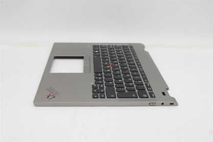 Lenovo ThinkPad X1 Keyboard Palmrest Top Cover Icelandic Titanium 5M11B59858