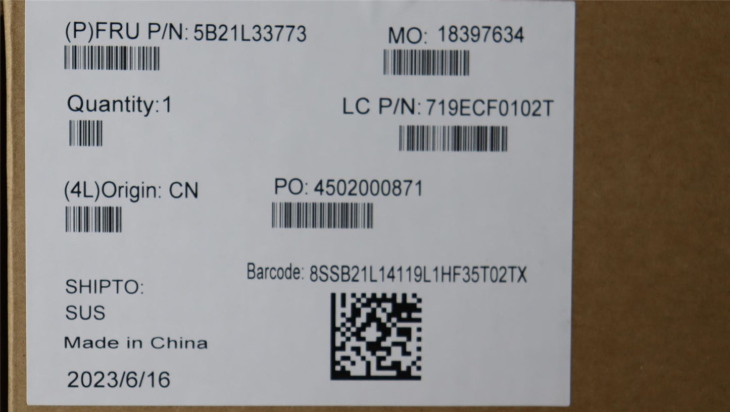 Lenovo 5B21L33773 NOK nA yAB DI