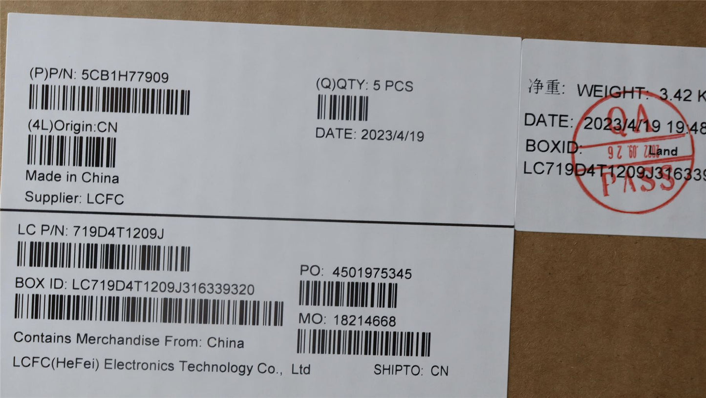 Lenovo Upper Case ASM_SWS L82RK FP AB N 5CB1H77909