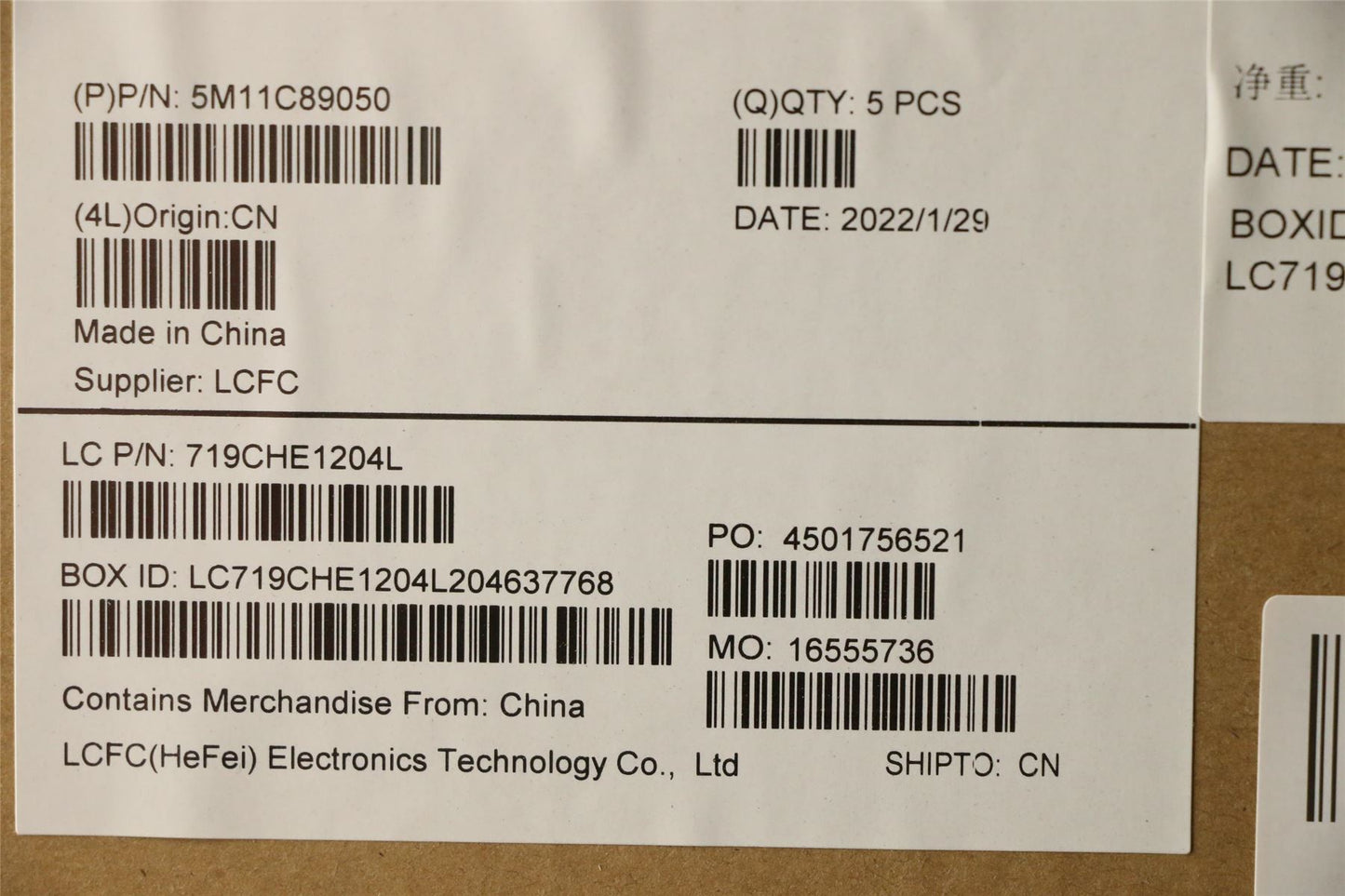 Lenovo MECH_ASM FRU KBDw/CCov NORDIC Chicony WW 5M11C89050