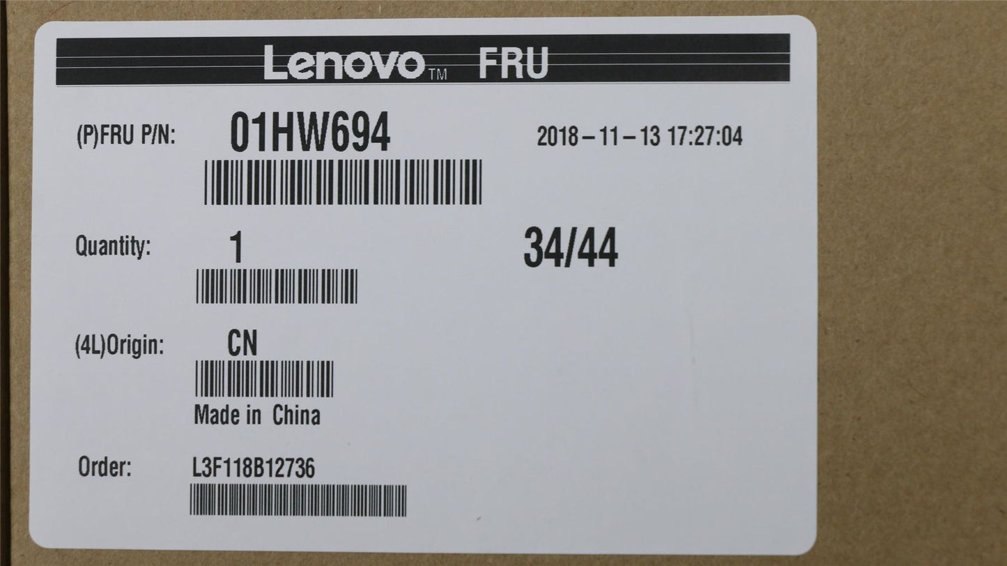 Lenovo ThinkPad T480s Fan Heatsink 01HW694