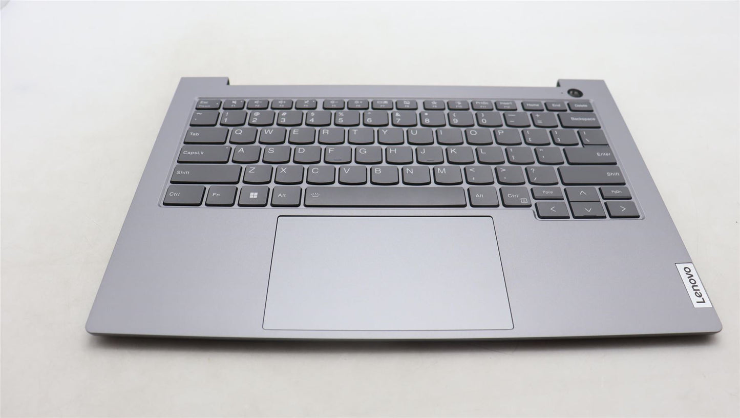 Lenovo ThinkBook 14 G6 IRL Palmrest Cover Touchpad Keyboard US Grey 5CB1M48489