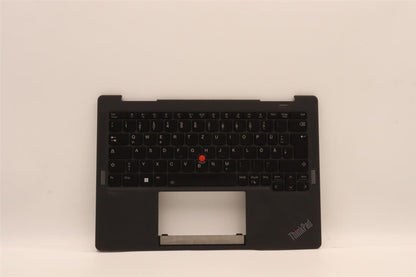 Lenovo ThinkPad X13s Keyboard Palmrest Top Cover German Black 5M11J12734