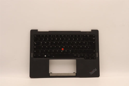 Lenovo ThinkPad X13s Keyboard Palmrest Top Cover German Black 5M11J12734