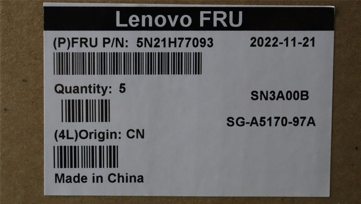 Lenovo UK English Keyboard 5N21H77236