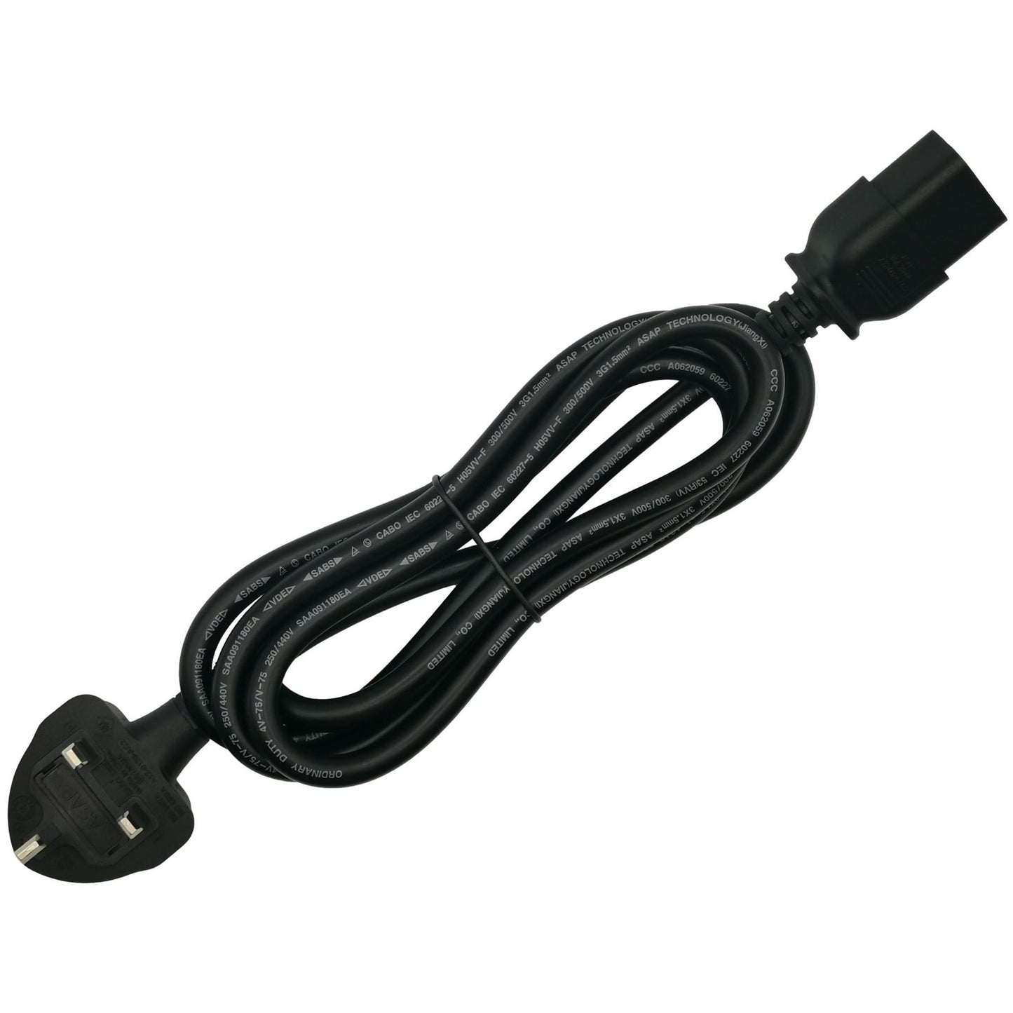 Acer 27.E0JD3.007 POWER CORD.1.8M.BLACK.UK.3P