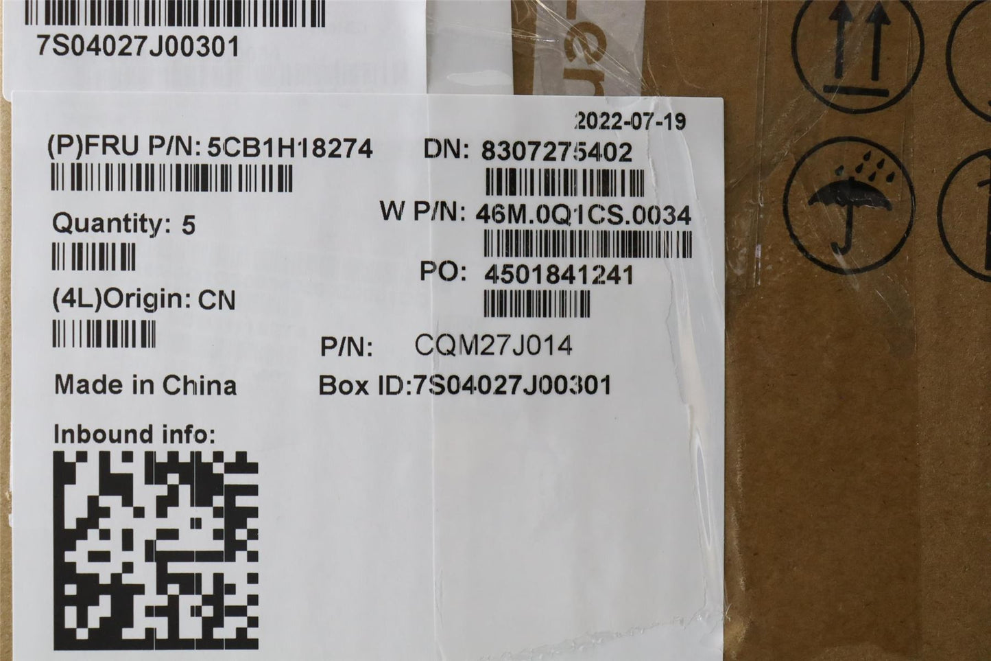 Lenovo Upper Case ASM_UKE W 21AR AG 5CB1H18274