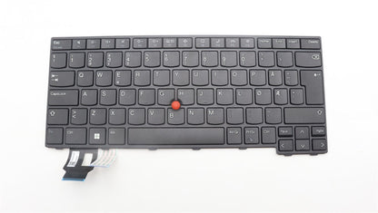 Lenovo ThinkPad P14s 4 P14s 3 L14 4 T14 4 Keyboard Norwegian Black 5N21D68288