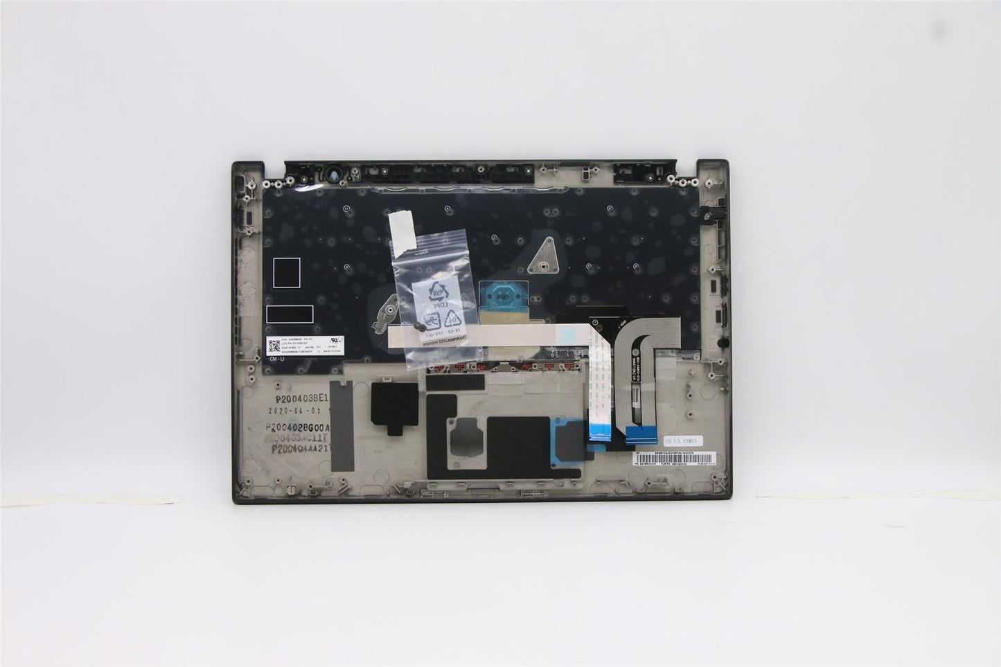 Lenovo ThinkPad T490s Palmrest Cover Keyboard Estonian Black 02HM425