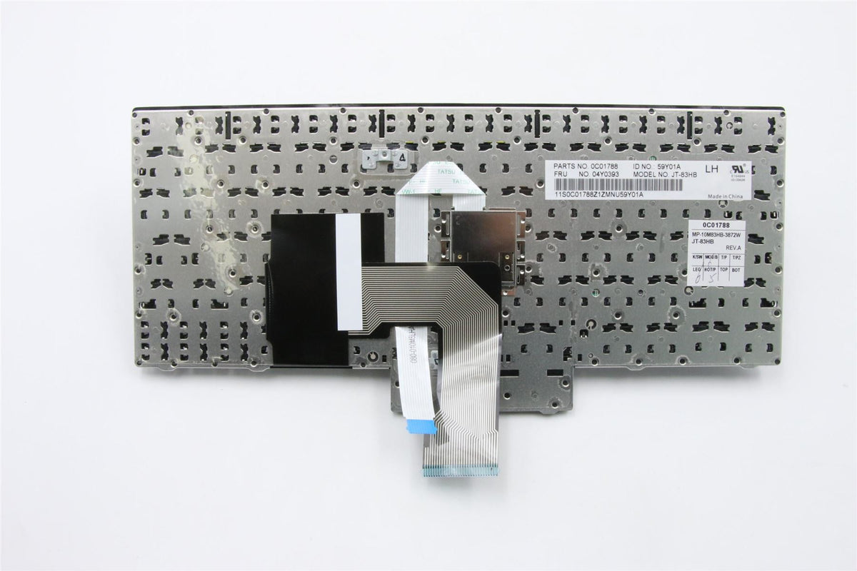 Genuine Lenovo ThinkPad X140e X131e Keyboard Hebrew Black 04Y0356 04Y0393