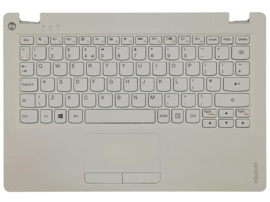 Lenovo IdeaPad 100S-11IBY Palmrest Touchpad Cover Keyboard UK White 5CB0K48367