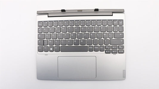 Lenovo IdeaPad D330-10IGM Dock Keyboard Palmrest Touchpad French Grey 5D20R49355