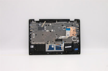 Lenovo 300e 2nd Gen Palmrest Cover Touchpad Keyboard Belgian Black 5CB1E21612