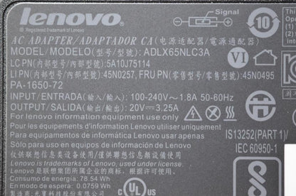 Lenovo Carbon X240 S440 E555 E450 X1 1st AC Charger Adapter Power Black 45N0495