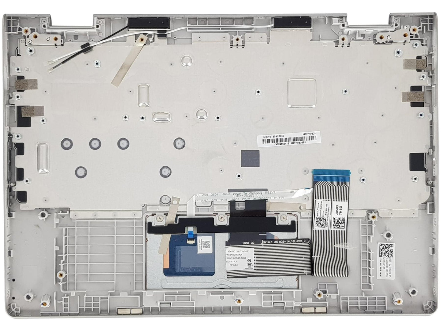 Lenovo Chromebook C340-11 Keyboard Palmrest Top Cover UK Grey 5CB0U43381