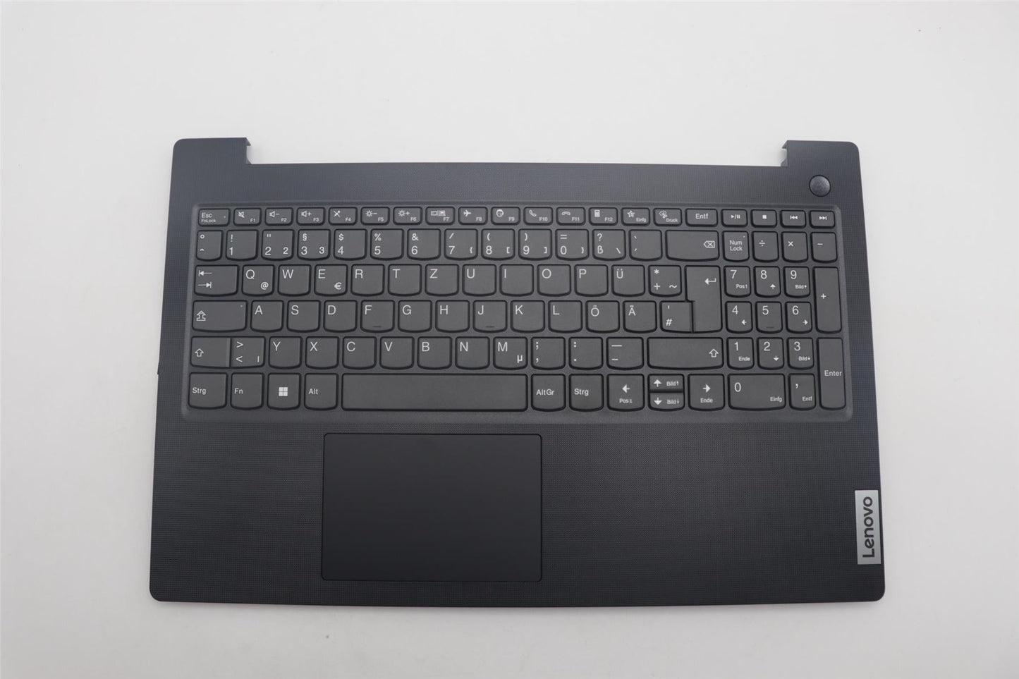Lenovo V15 G4 IAN Palmrest Cover Touchpad Keyboard German Black 5CB1L14634