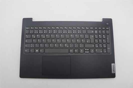 Lenovo V15 G4 IAN Palmrest Cover Touchpad Keyboard German Black 5CB1L14634