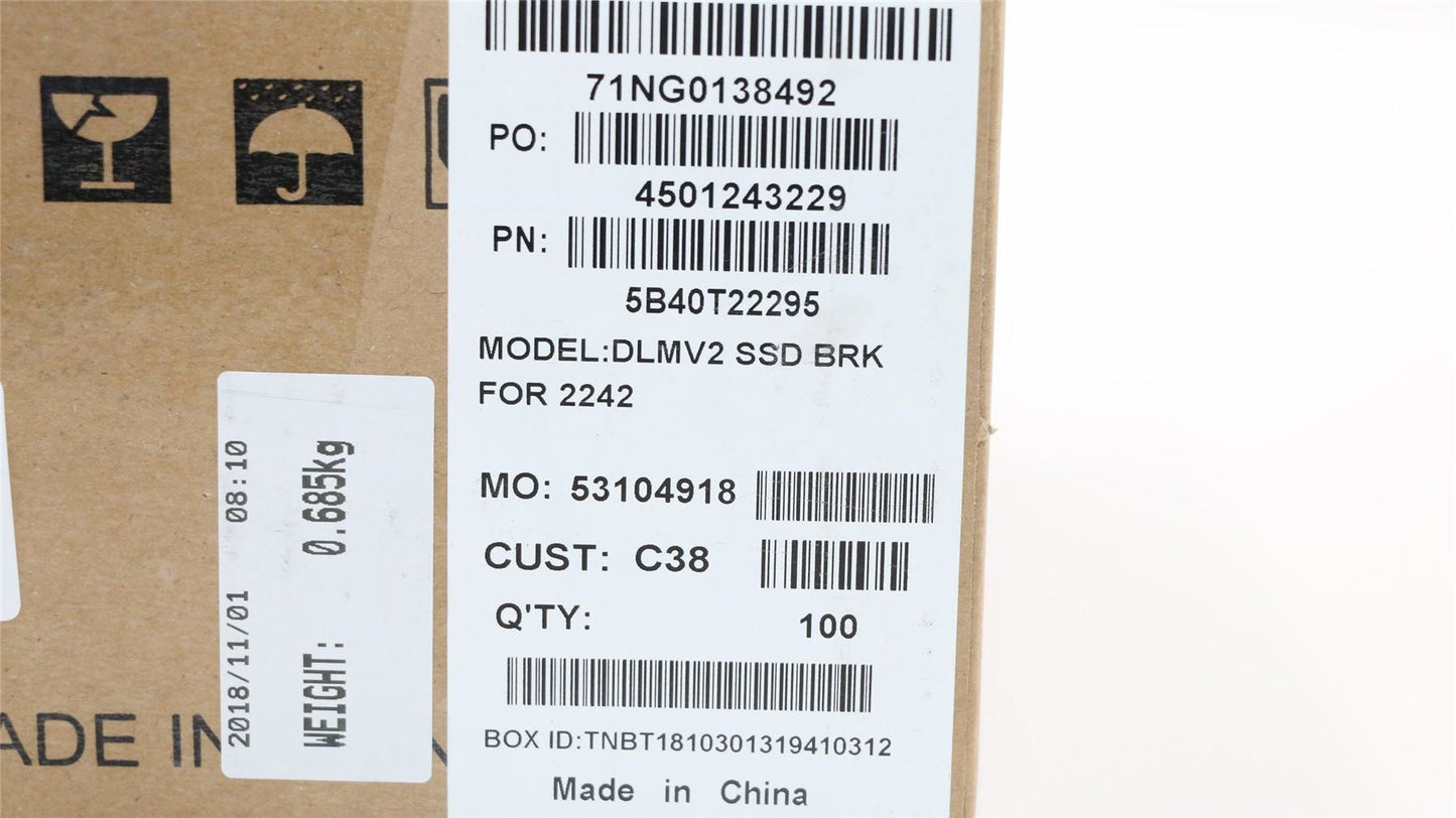 Lenovo 5B40T22295 Bracket C 81HQ FOR 2242 SSD