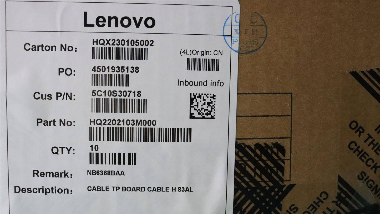 Lenovo TP BOARD CABLE H 83AL 5C10S30718