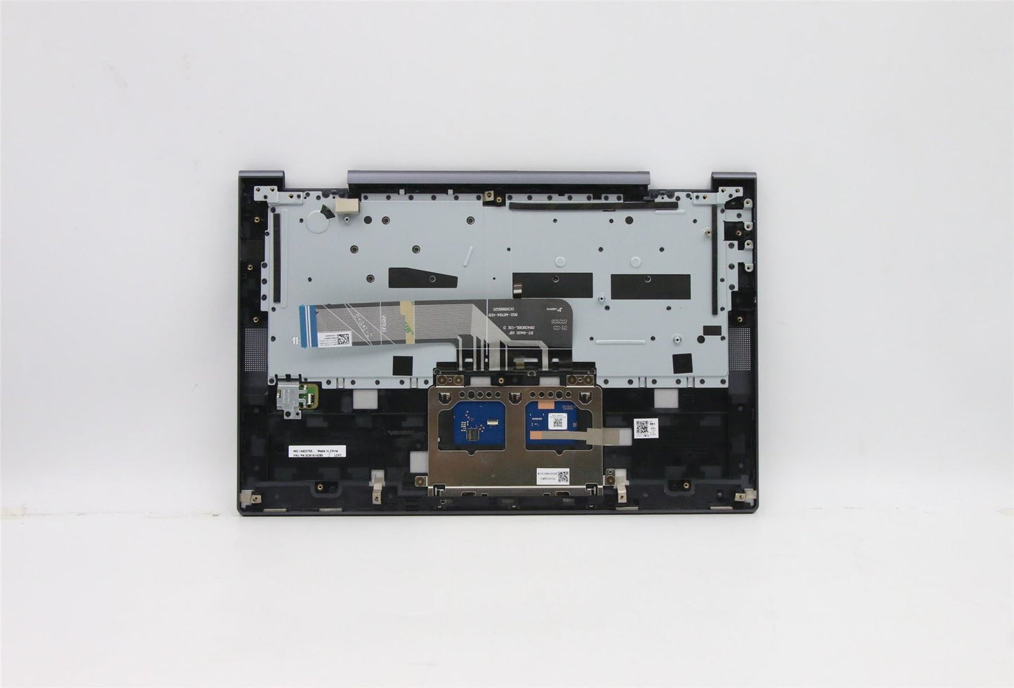 Lenovo Yoga 7-14ITL5 Keyboard Palmrest Top Cover Portuguese Blue 5CB1A14285