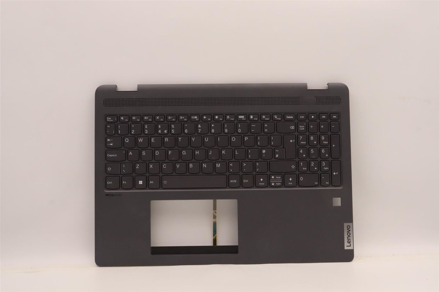 Lenovo IdeaPad 5 16ALC7 Keyboard Palmrest Top Cover UK Slate Grey 5CB1H80076