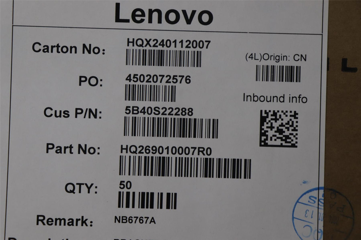 Lenovo Type-C BKT H 83DS 5B40S22288
