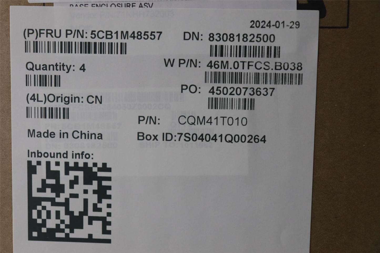 Lenovo ThinkBook 16 G6 IRL Palmrest Cover Touchpad Keyboard US Europe 5CB1M48557