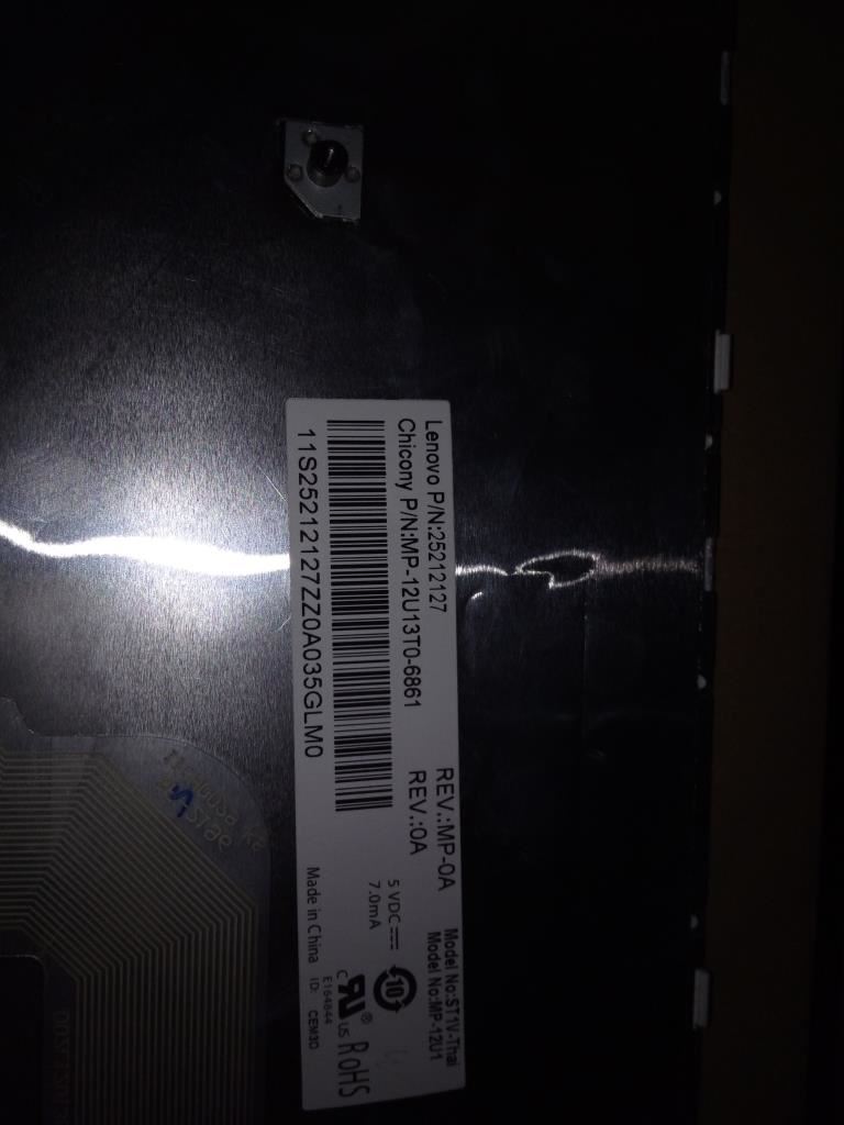Lenovo ST1V-CCY-THA-WhiteKeyWhiteF-KBD Thai Keyboard 25212127
