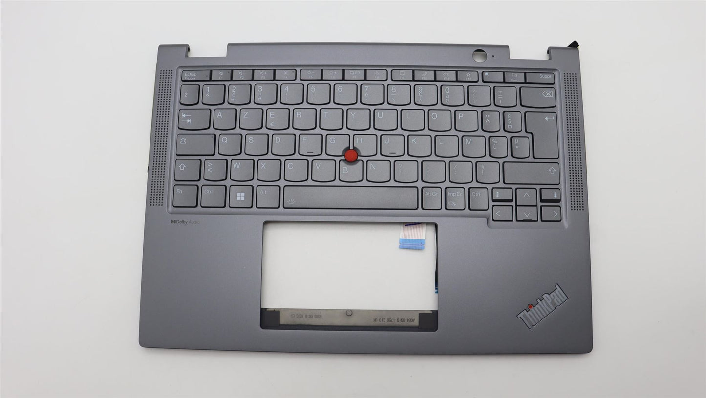 Lenovo ThinkPad X13 Gen 4 Keyboard Palmrest Top Cover French Grey 5M11L64326