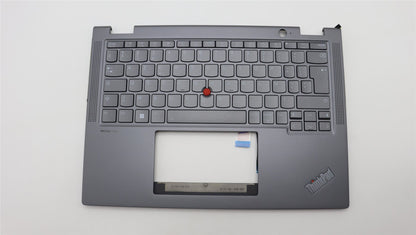 Lenovo ThinkPad X13 Gen 4 Keyboard Palmrest Top Cover French Grey 5M11L64326