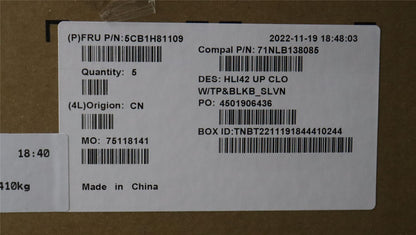 Lenovo IdeaPad 5 14IAP7 5 14ARH7 Palmrest Cover Touchpad Keyboard 5CB1H81109