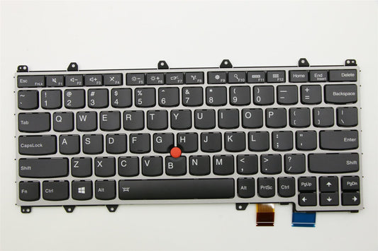 Genuine Lenovo Yoga 260 Keyboard US Silver Backlit 00UR665 00UR671