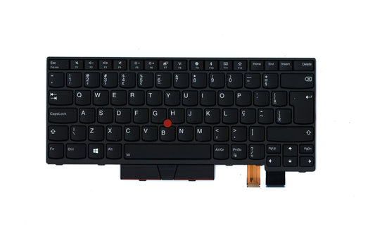 Lenovo ThinkPad T470 A475 Keyboard Brazilian Portuguese Black Backlit 01AX491