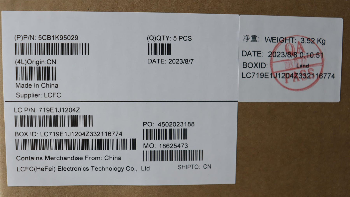 Lenovo Upper Case ASM_SWS L82XB AGFP BL 5CB1K95029