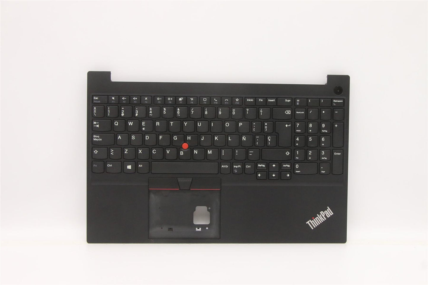 Lenovo ThinkPad E15 Gen 2 Keyboard Palmrest Top Cover Spanish Black 5M10W64518