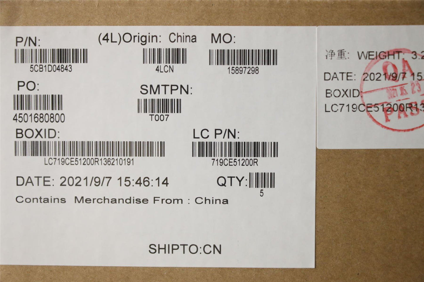 Lenovo Upper Case ASM_TC L20YN MGR_AD 5CB1D04843