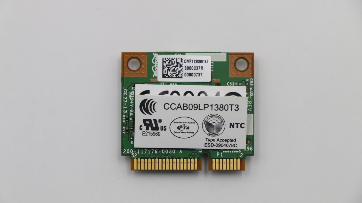 Lenovo Wireless,WLAN,GTK,43225 HMC WiFi WLAN Board 60Y3251