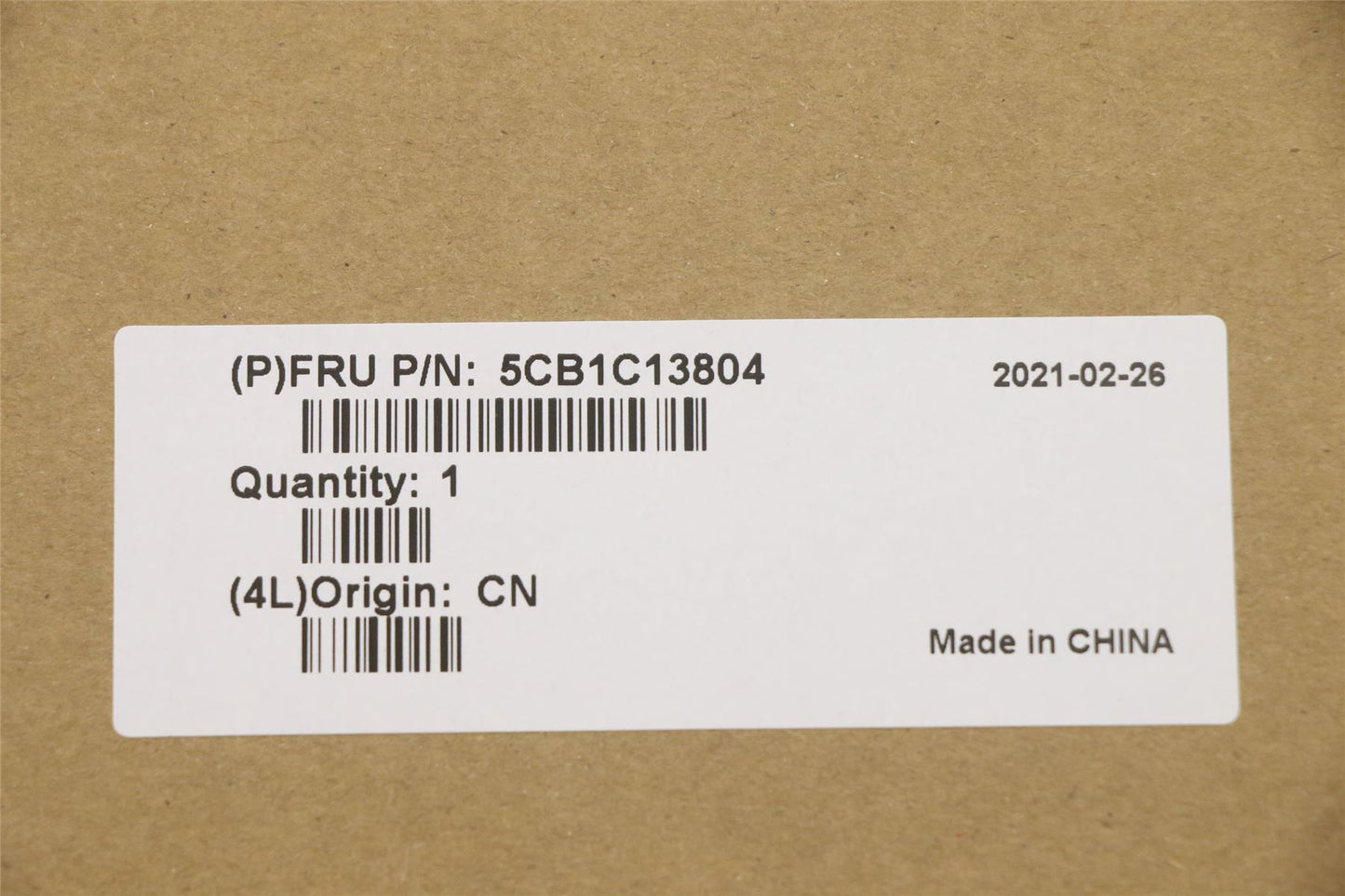 Lenovo Upper C82LM PL_SILD FP BLKB_UK 5CB1C13804