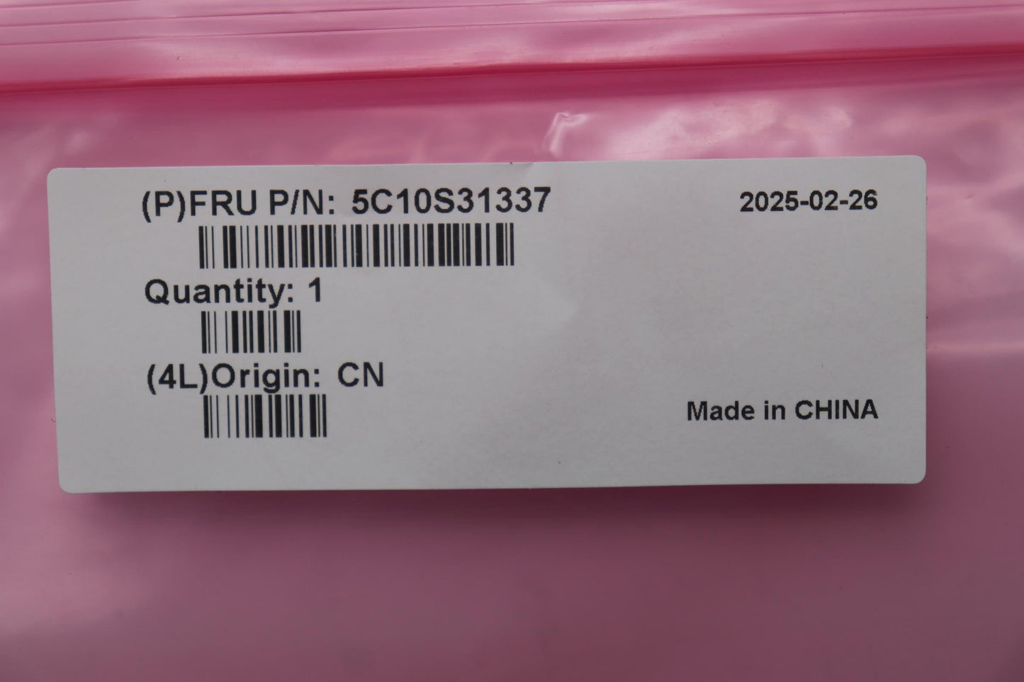 Lenovo FP board H 83JR Cable 5C10S31337