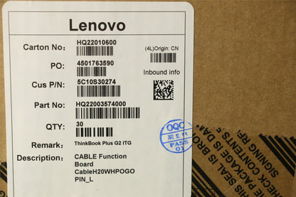 Lenovo Function Board CableH20WHPOGOPIN_L 5C10S30274