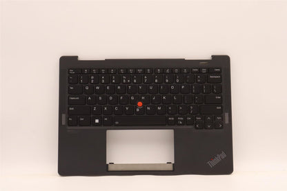 Lenovo ThinkPad X13s Keyboard Palmrest Top Cover US Euro Black 5M11J12806