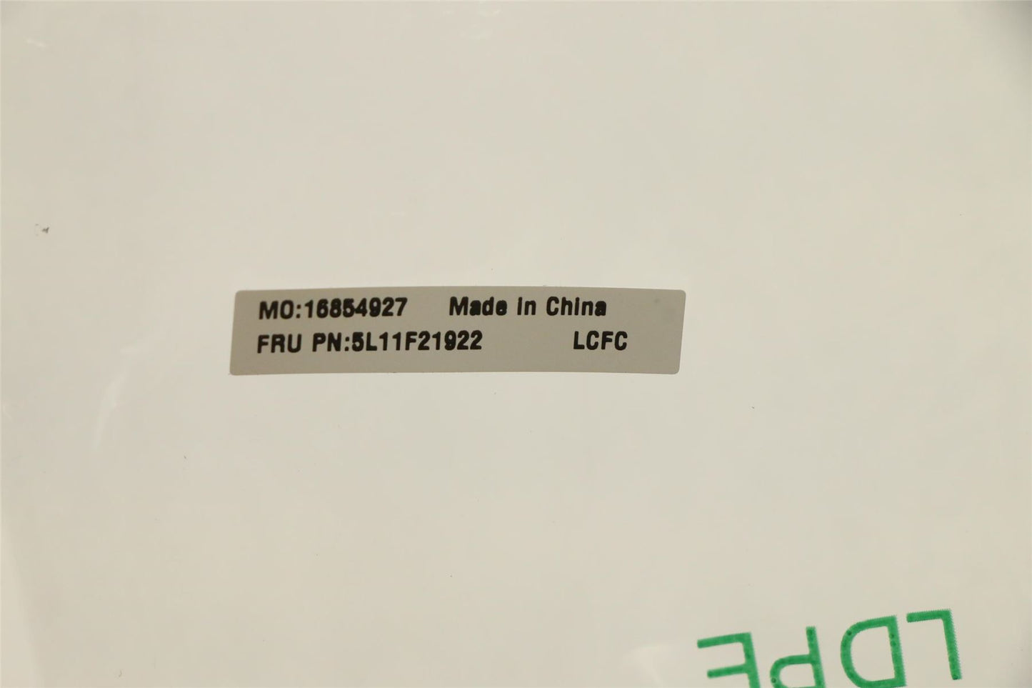 Lenovo LABEL K14 AMD FRU LABEL Kits 5L11F21922