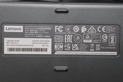 Lenovo SMC KBD-Nordic 5D51H38251