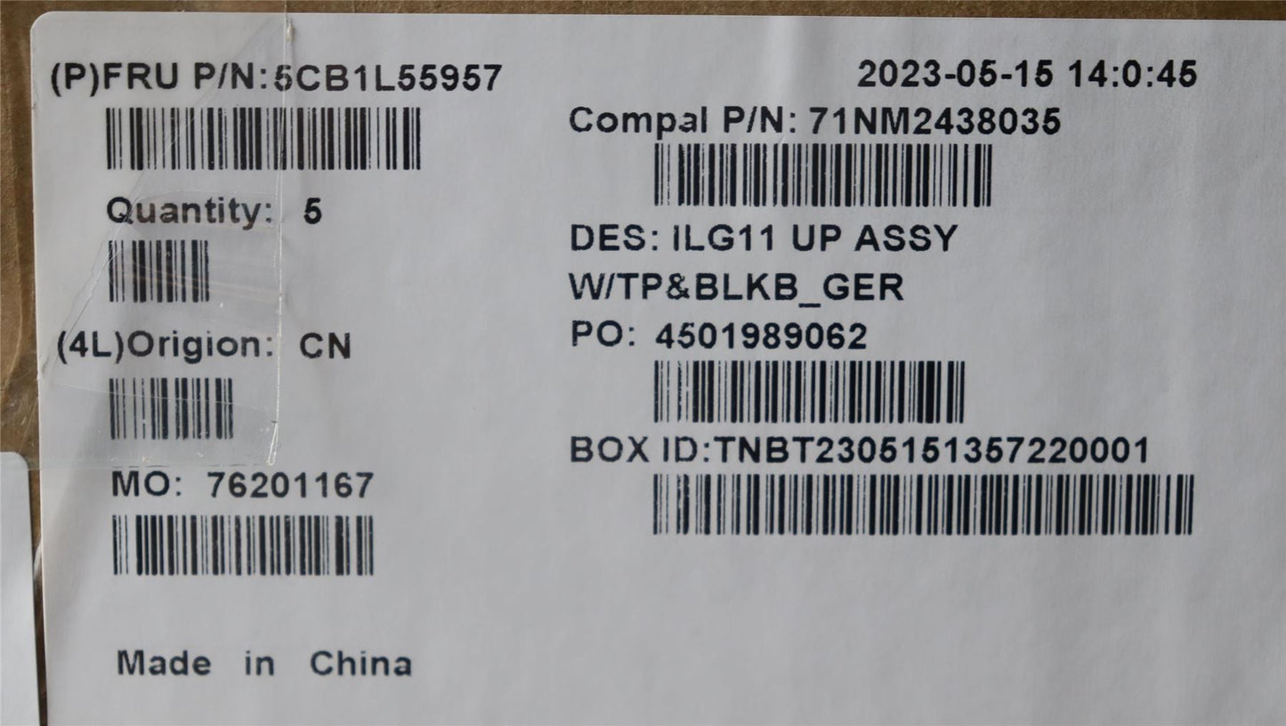 Lenovo LOQ 16IRH8 LOQ 16APH8 Palmrest Cover Touchpad Keyboard 5CB1L55957