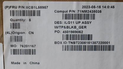 Lenovo LOQ 16IRH8 LOQ 16APH8 Palmrest Cover Touchpad Keyboard 5CB1L55957