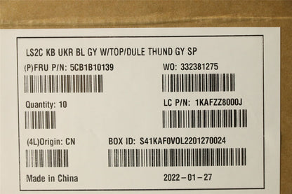 Lenovo Yoga 7-15ITL05 Keyboard Palmrest Top Cover Ukrainian Grey 5CB1B10139