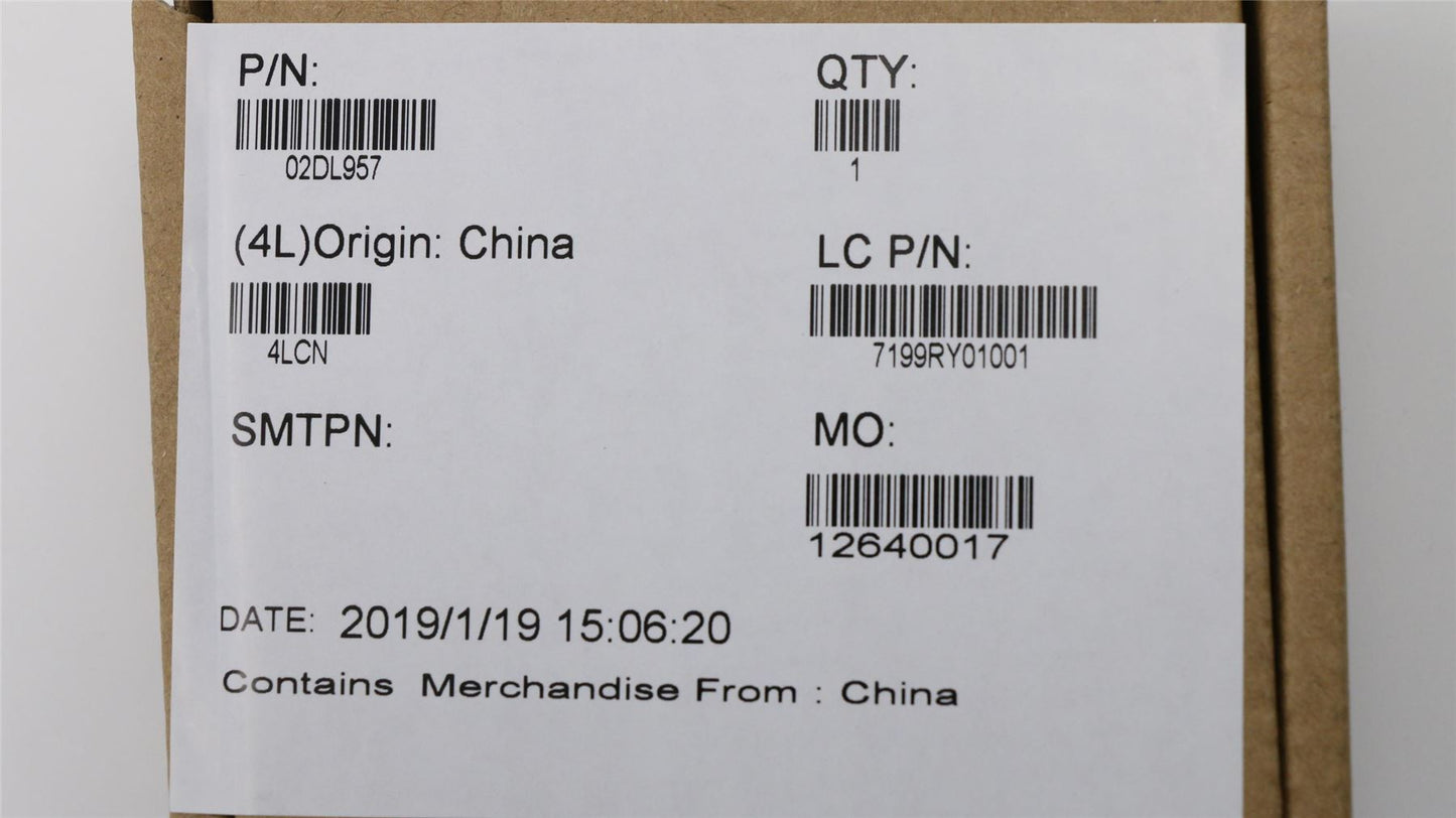 Lenovo 02DL957 THM PAD SSD GR45A 19X19X1.5 WEIHAN